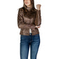 Desigual Brown Polyester Jackets & Coat