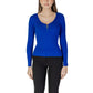 Morgan De Toi Blue Polyamide Tops & T-Shirt