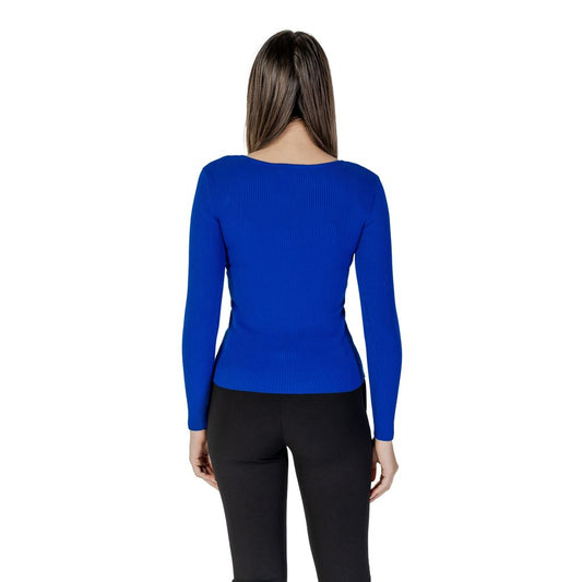 Morgan De Toi Blue Polyamide Tops & T-Shirt