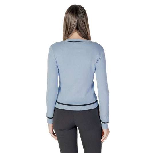 Morgan De Toi Blue Viscose Tops & T-Shirt