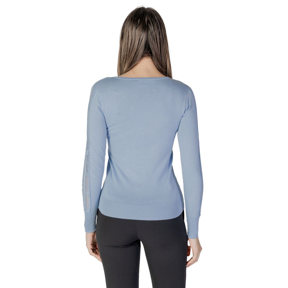 Morgan De Toi Blue Viscose Tops & T-Shirt