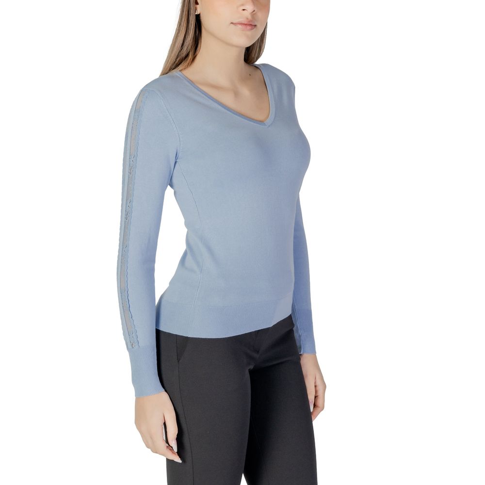 Morgan De Toi Blue Viscose Tops & T-Shirt