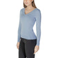 Morgan De Toi Blue Viscose Tops & T-Shirt