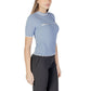 Morgan De Toi Blue Recycled Polyester Tops & T-Shirt