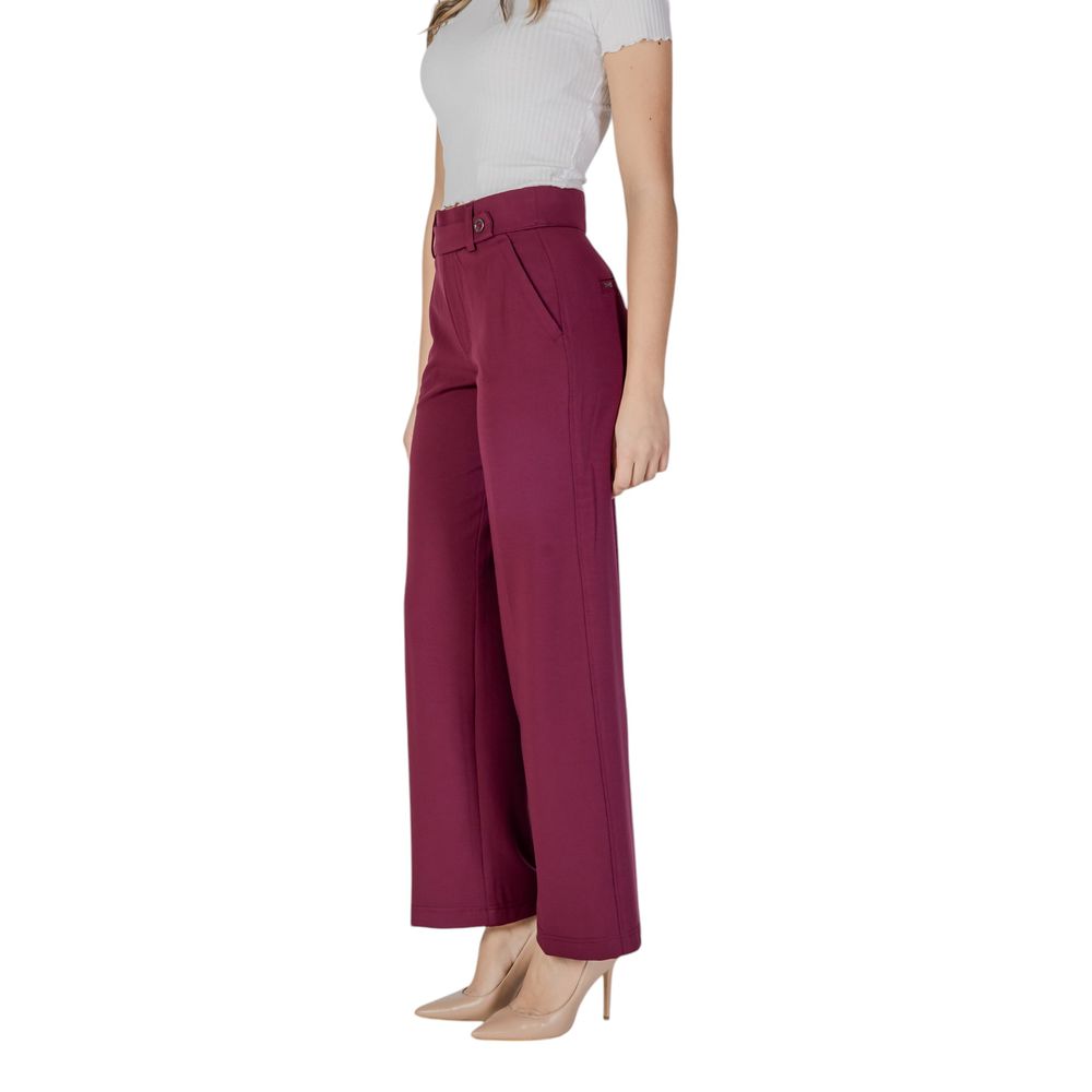 Street One Purple Viscose Jeans & Pant