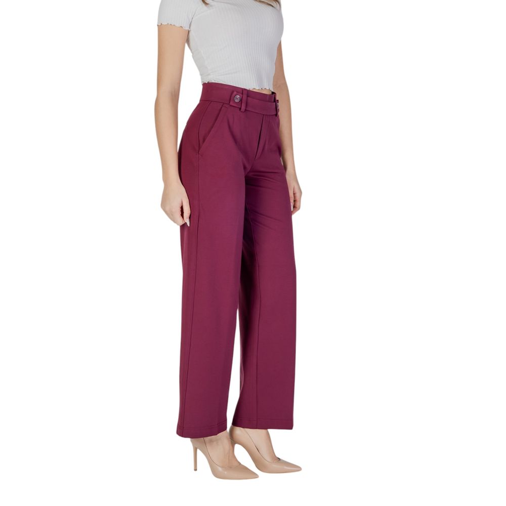 Street One Purple Viscose Jeans & Pant