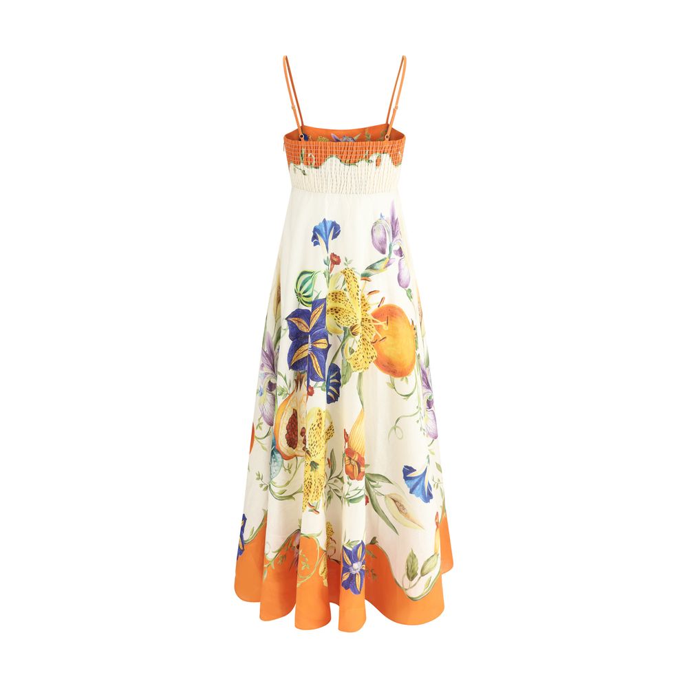 Alemais Flores Long Dress