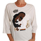 Dolce & Gabbana Elegant Silk Blend Crewneck Blouse