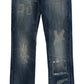 Cavalli Elegant Flare Fit Blue Denim Jeans