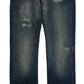 Cavalli Slim Skinny Flare Blue Wash Jeans