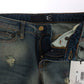 Cavalli Slim Skinny Flare Blue Wash Jeans