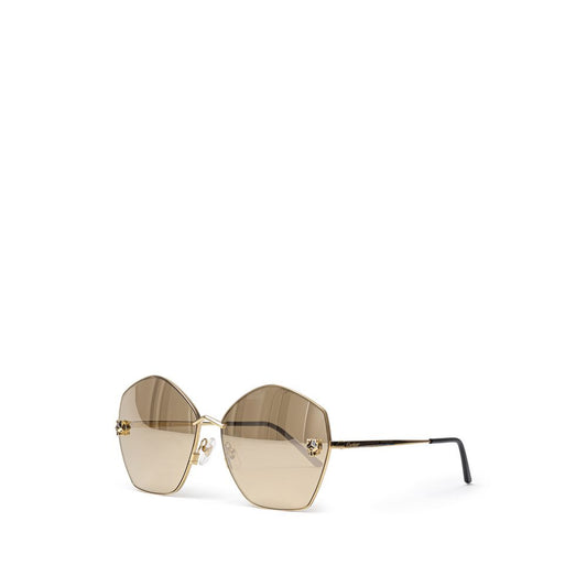 Cartier Gold Metal Sunglasses