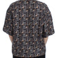 Dolce & Gabbana Enchanted Sicily Silk Blouse with Key Print