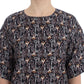 Dolce & Gabbana Enchanted Sicily Silk Blouse with Key Print