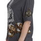 Dolce & Gabbana Enchanted Sicily Silk Blouse with Knight Print