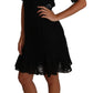 Dolce & Gabbana Chic Black Lace Sheath Dress with Silk Lining