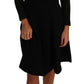 Dolce & Gabbana Elegant Black Knitted Sheath Dress