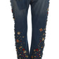 Dolce & Gabbana Enchanted Sicily Embellished Boyfriend Jeans