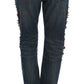 Dolce & Gabbana Enchanted Sicily Crystal Heart Boyfriend Jeans