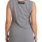 Dolce & Gabbana Sequined Heart Tank Top in Gray