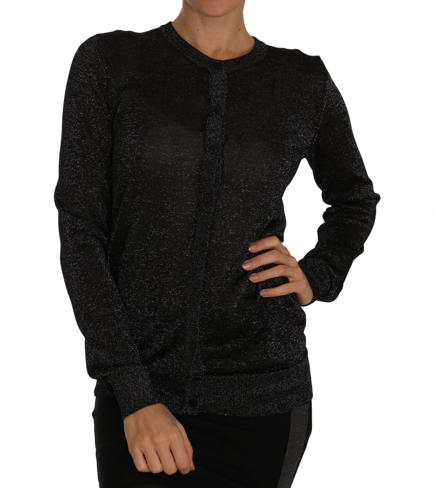 Dolce & Gabbana Elegant Black Lightweight Cardigan