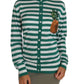 Dolce & Gabbana Embroidered Pineapple Cashmere-Silk Cardigan