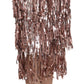 Dolce & Gabbana Metallic Sequin Tulle High-Waist Midi Skirt