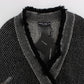 Dolce & Gabbana Elegant Gray Cashmere Long Cardigan Sweater