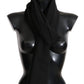 Dolce & Gabbana Elegant Black Wool Blend Scarf