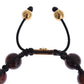 Nialaya Radiant Red Tiger Eye & CZ Gold Bracelet