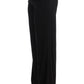 Cavalli Elegant Wide Leg Black Trousers