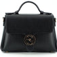 Gucci Elegant Black Leather Chain Shoulder Bag