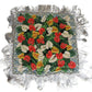 Dolce & Gabbana Elegant Floral Silk Scarf with Fringes