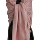 Dolce & Gabbana Elegant Pink Silk Blend Logo Scarf