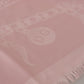 Dolce & Gabbana Elegant Pink Silk Blend Logo Scarf