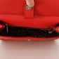 Dolce & Gabbana Sicily Bag in Red Leather with Gold Accents