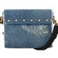 Dolce & Gabbana Elegant Blue & Black Lucia Crossbody Bag