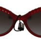 Dolce & Gabbana Chic Red Gradient Lens Sunglasses