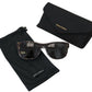 Dolce & Gabbana Chic Black Acetate Women's Sunglasses