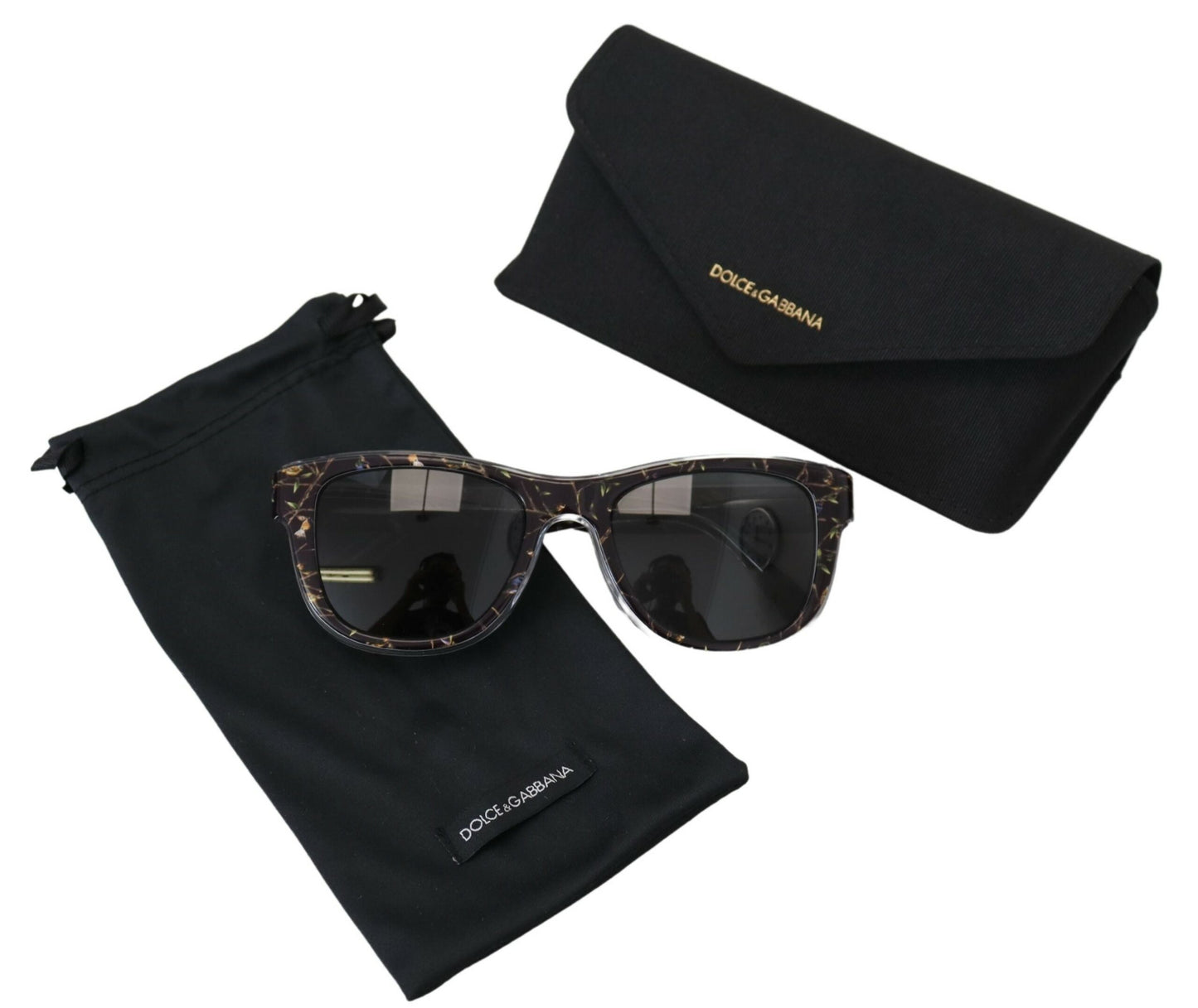 Dolce & Gabbana Chic Black Acetate Women's Sunglasses