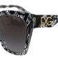 Dolce & Gabbana Chic Black Acetate Women's Sunglasses