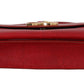 Dolce & Gabbana Elegant Crimson Crossbody Leather Bag