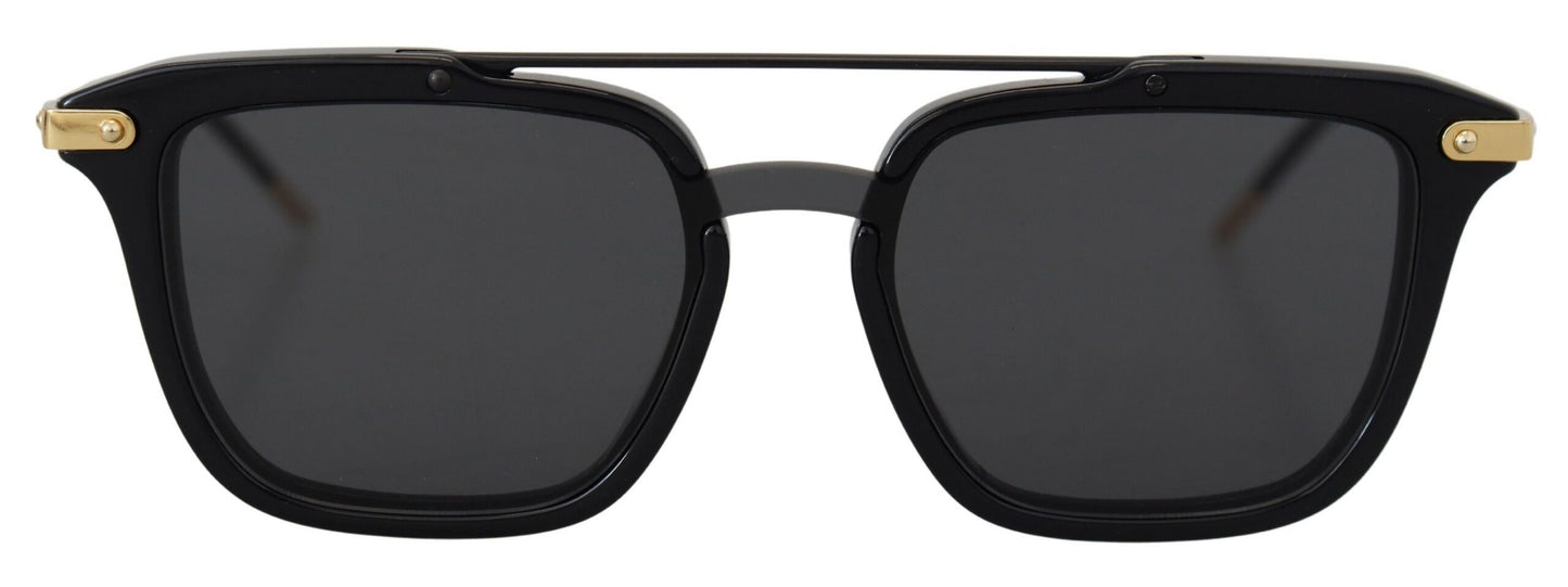 Dolce & Gabbana Chic Square Frame Browline Sunglasses