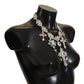 Dolce & Gabbana Elegant Multicolor Crystal Cross Necklace