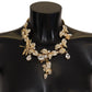 Dolce & Gabbana Elegant Sicily Floral Bug Statement Necklace