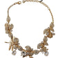 Dolce & Gabbana Elegant Sicily Floral Bug Statement Necklace