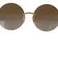 Dolce & Gabbana Vintage-Inspired Round Golden Sunglasses