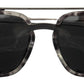 Dolce & Gabbana Stunning Grey Acetate Sunglasses