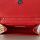 Dolce & Gabbana Elegant Red Leather Shoulder Bag with Gold Details