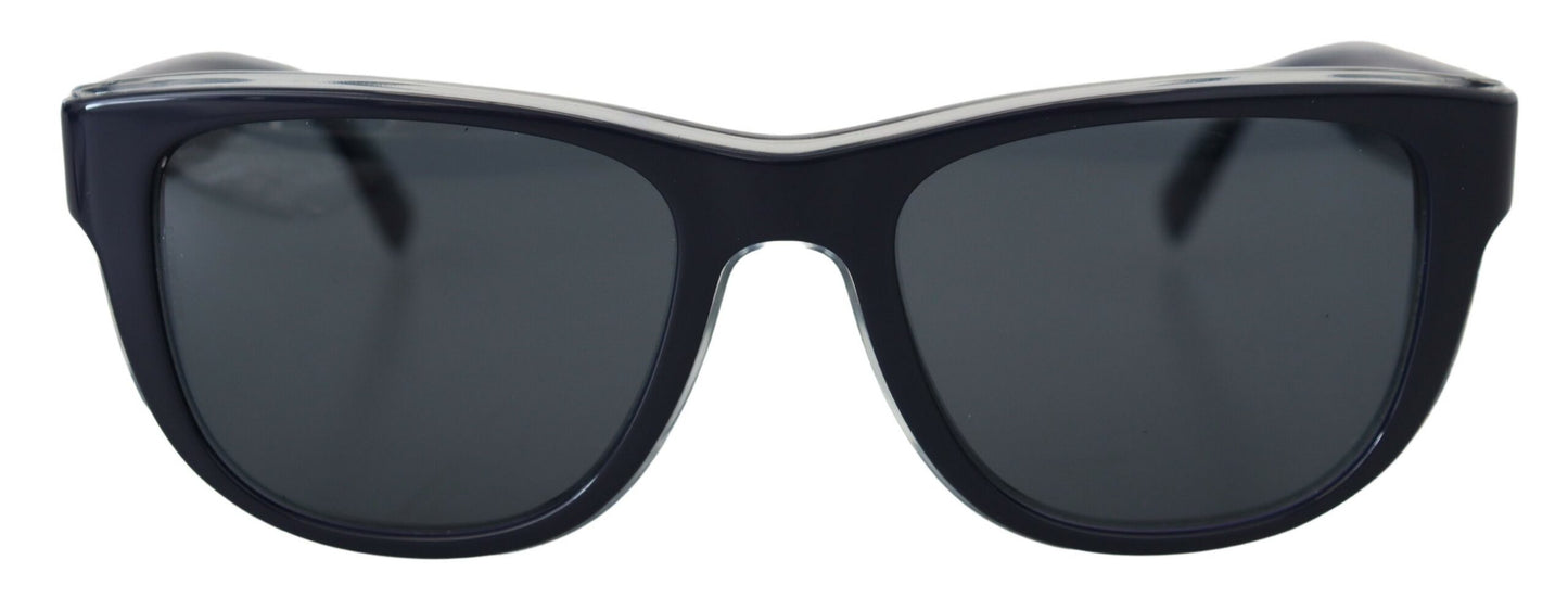 Dolce & Gabbana Chic Blue Acetate Designer Sunglasses